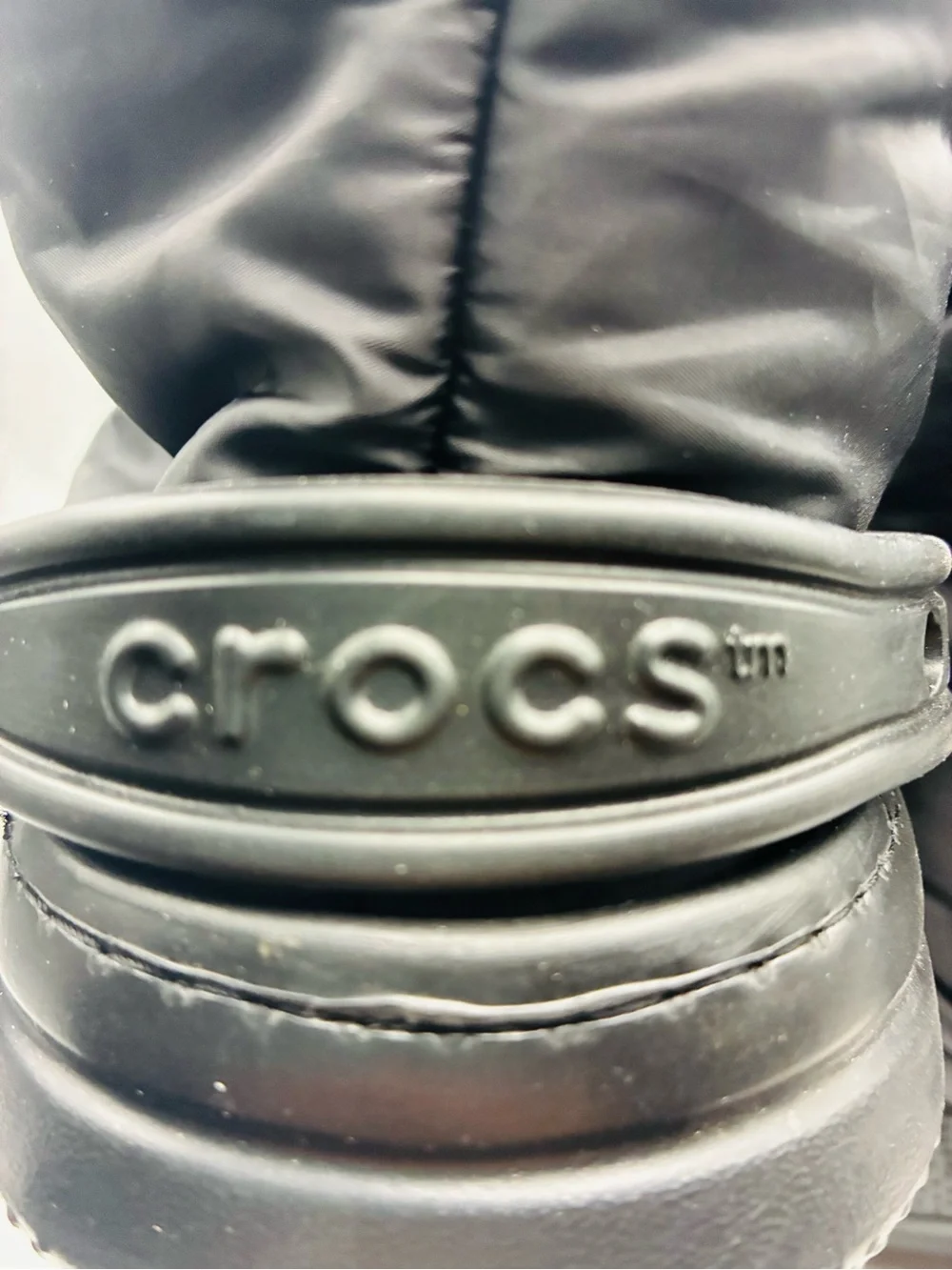 CROCS Classic Lined Neo Puff Black Bootie Boots Women's Size 8 Mens 6